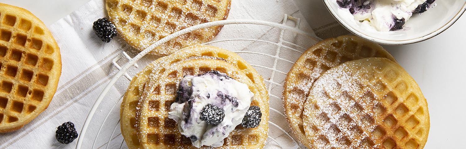 Authentic Belgian Brussels Waffles Recipe - In the Kitchen with
