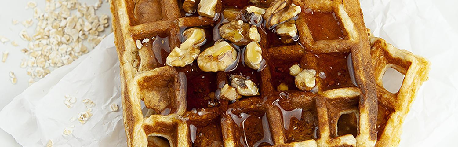 DOMO recipe Waffle: sweet and healthy