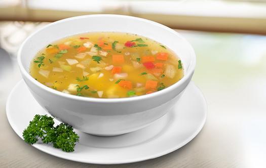 DOMO Soupe de légumes aux petits pois et carrots