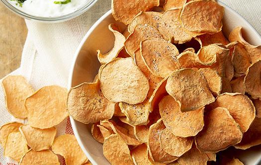 DOMO Chips van zoete aardappel voedseldroger