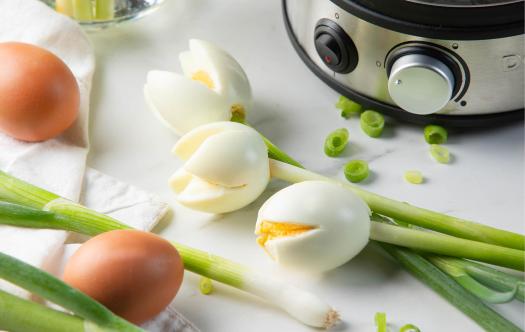 Rezept Tulpenteller aus Eiern Eierkocher