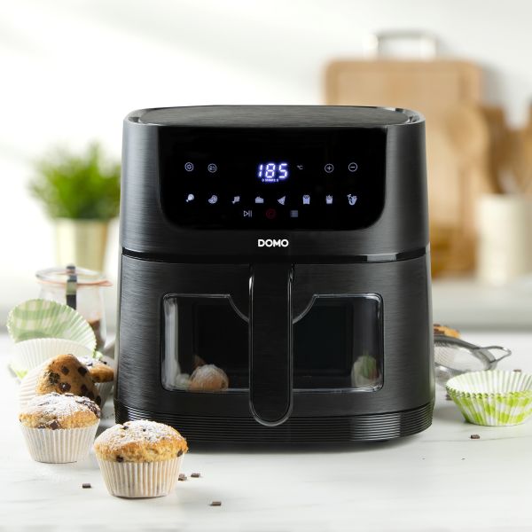 DOMO Deli-fryer with viewing window - 4 L - 1350 W