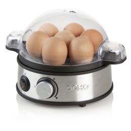 DOMO Eierkocher mit 3 Einstellungen für bis zu 7 Eier
