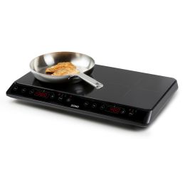 DOMO Induction cooking plate - 2 burners - Ø 18 cm