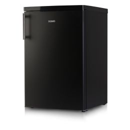 DOMO Réfrigérateur avec compartiment de congélation - D - 108 L - noir mat