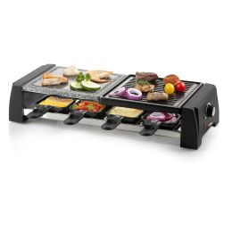 DOMO Steengrill-grill-raclette - 8 P - 1200 W