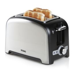 DOMO Toaster - for 2 toasts - with bun warming rack